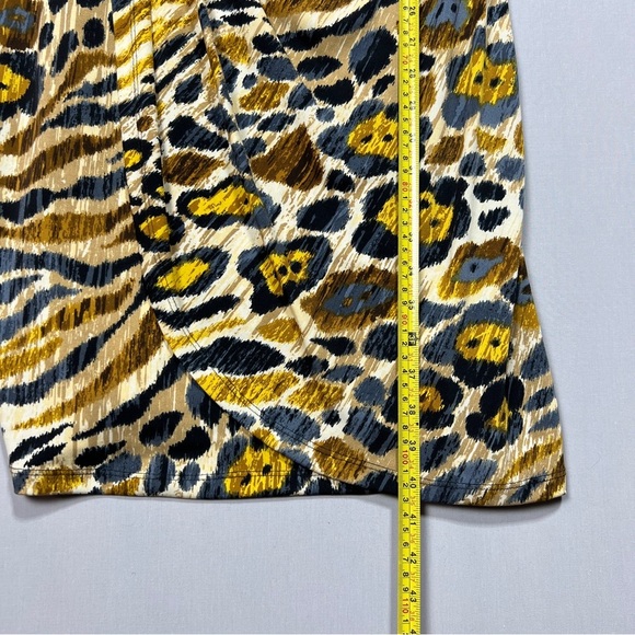 Connected Apparel Women’s Animal Print Dress Size 10 - Picture 6 of 7